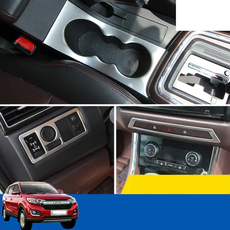 

Lsrtw2017 Stainless Steel Car Central Control Panel for Lifan X7 2016 2017 2018 2019 2020
