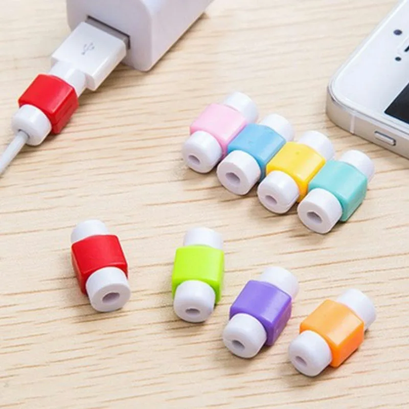 10 шт./упак. мини USB линия Зарядное устройство протектор офисные кабель линии защитные силиконовые наушники кабель защитное устройство линии передачи данных Saver