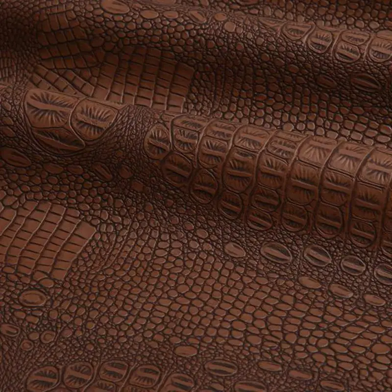 

0.5 Meter Thick Synthetic Crocodile Eco Leather Vinyl Seat Fabric Textiles For Furniture Bag Krokodil Leder Tecido Automotivo
