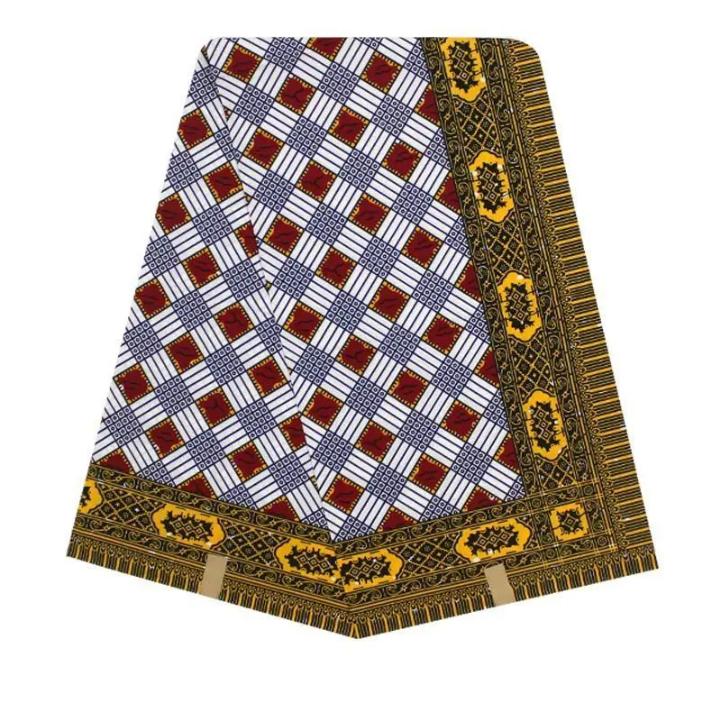 

Veritable Wax Print Guaranteed Real Dutch Wax High Quality Pagne Original Wax Veritable 6yard African Ankara Sewing Fabric 2019