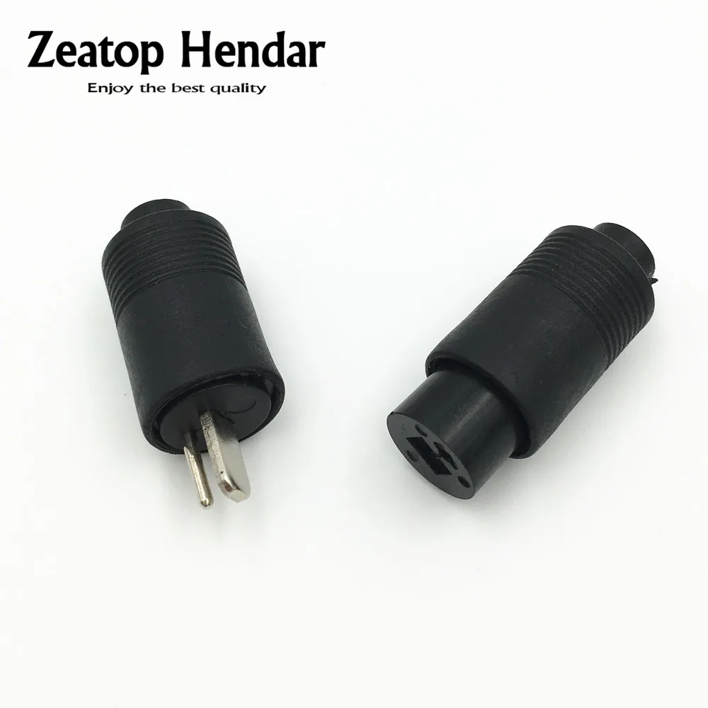10Pcs 2 Pin DIN Female Speaker Chassis Mount Jack Hifi Loudspeaker Solder B+O