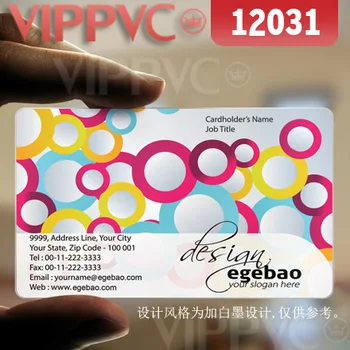 

12031 creating a business card - matte faces transparent card thin 0.36mm
