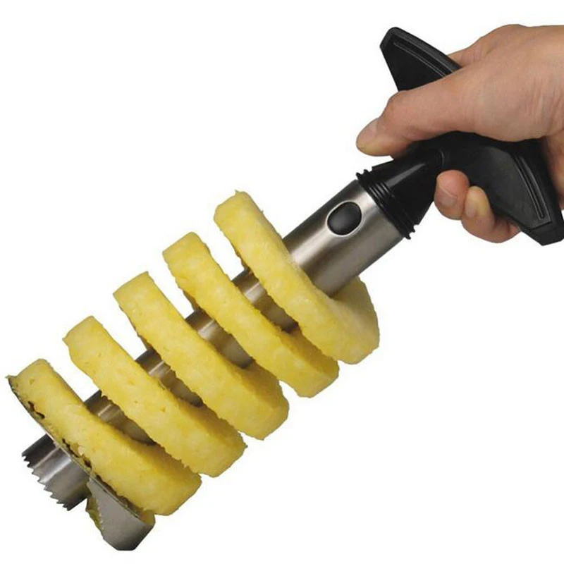 Нож для ананаса из нержавеющей стали, нож для чистки фруктов, нож для ананаса, легкие инструменты для резки, кухонные ножи для ананаса, инструмент
