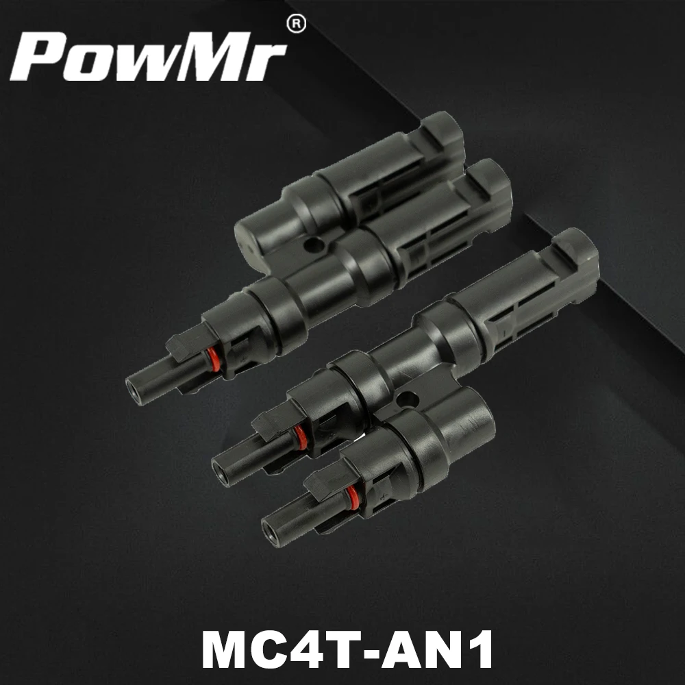 Одна пара мульти Т-филиал MC4 разъем для подключения панели солнечных батарей мужской и женский MC4 разъем от одного до двух комбинатор MC4T-AN1