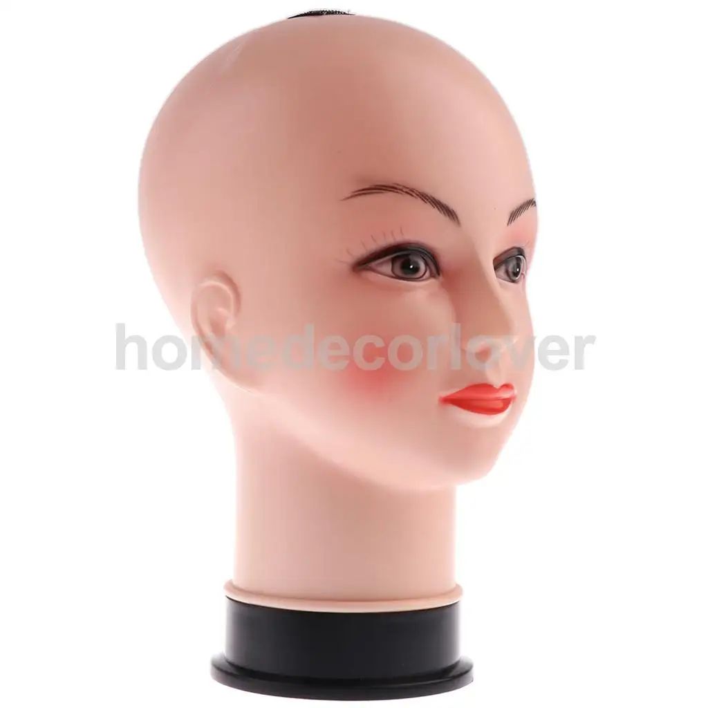 Pvc Female Bald Mannequin Head Model Wig Making Hat Glasses Display Stand Mannequins AliExpress