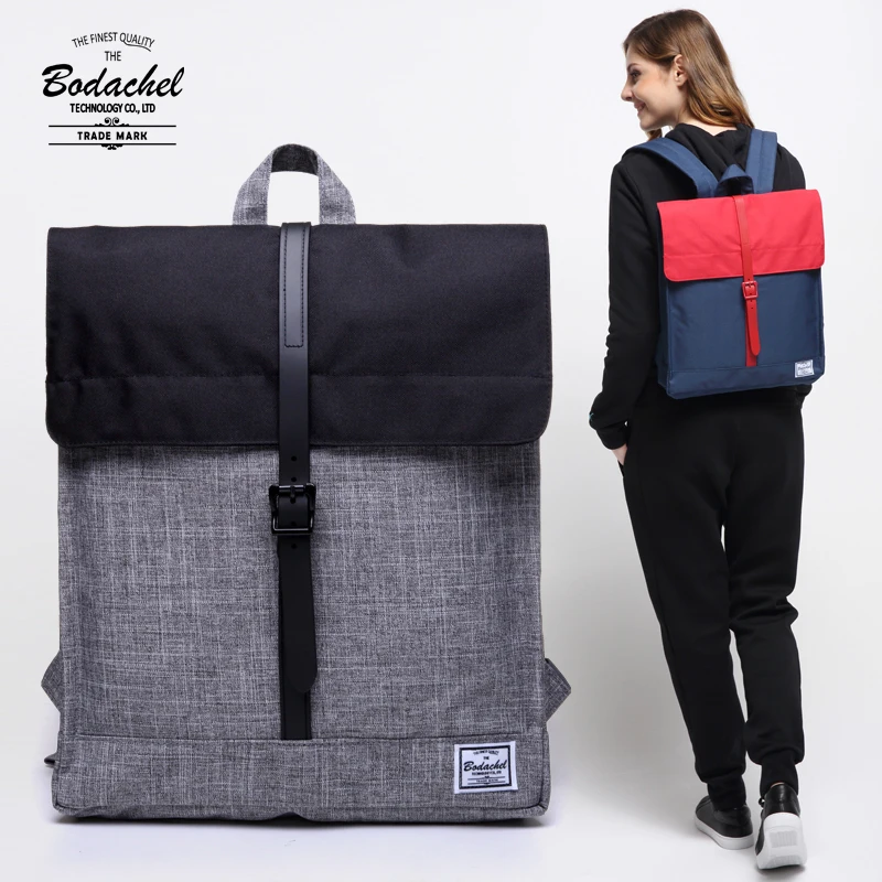 Bodachel Oxford Square City Bag Street Simple Backpack For Women BC03