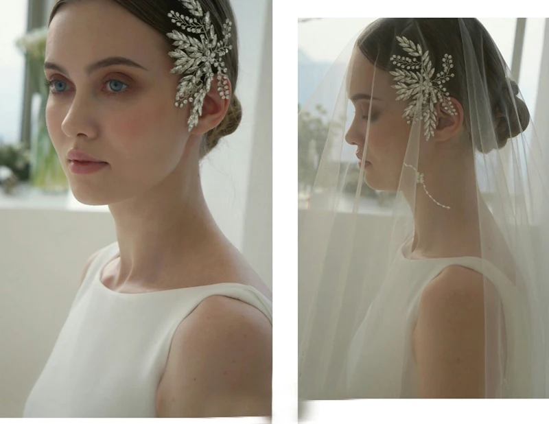 XCOS дизайн свадебное украшение из цветов расческа для волос кристалл свадьба для выпускного на волосы ювелирные изделия аксессуары ручной работы женские волосы