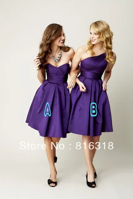 Royal Purple Bridesmaid Dresses