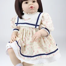 2" 70 см для новорожденных, для девочек младенец получивший новую жизнь Мягкая силиконовая, виниловая кукла Bebe, живой bonecas подарок для девочек