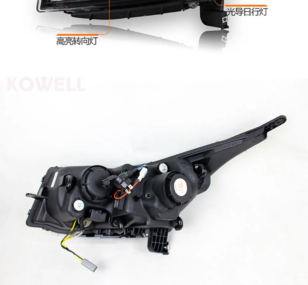 KOWELL автомобильный Стайлинг для Chevrolet Cruze фары 2009- светодиодный фары DRL Q5 Биксеноновые линзы Высокий Низкий луч парковка