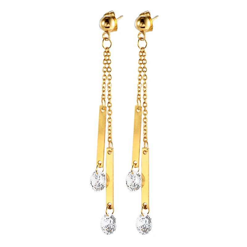 Buy JOVO Fashion Cubic Zirconia Dangle Earrings for