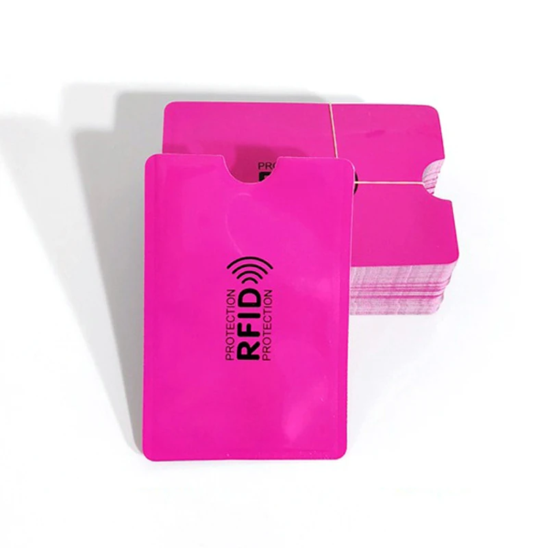 Новый блокирующий rfid алюминиевый держатель для кредитных карт анти сканирующий