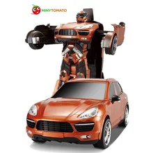 Free Shipping SUV Car Models Deformation Robot Transformation Remote Control RC Car Toys for Children Kids