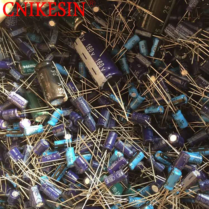 

CNIKESIN 500g/pack mixed aluminum electrolytic capacitor hybrid aluminum electrolytic capacitor mixed genuine original(Random )