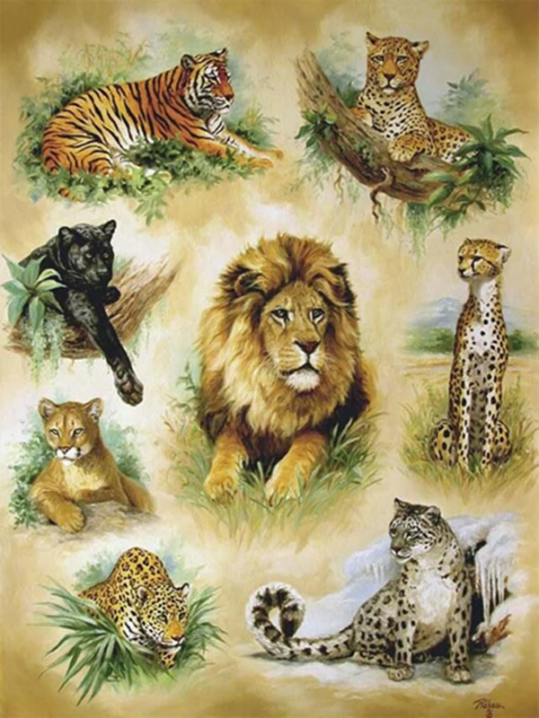 

5D Diy Diamond Painting Cross Stitch Animals Full Square Diamond Embroidery Sale Rinestones Painting Diamond Mosaic Decor