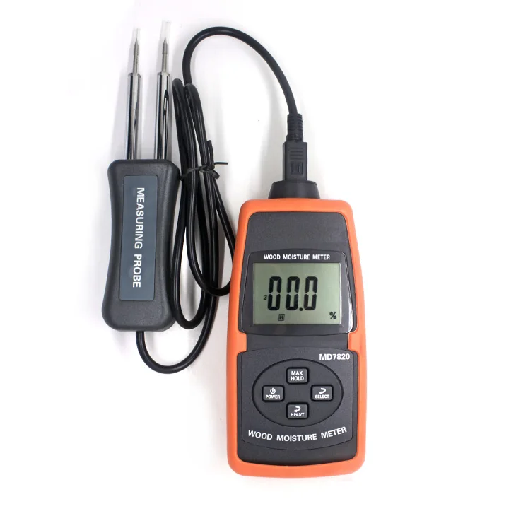 wood moisture content meter wood moisture test meter With long probe 4