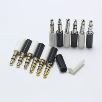 

2pcs 3.5mm 2 3 4 5 Pole Mono Stereo Headset Jack Plug 3.5 audio plugs Headphone Cable Connector