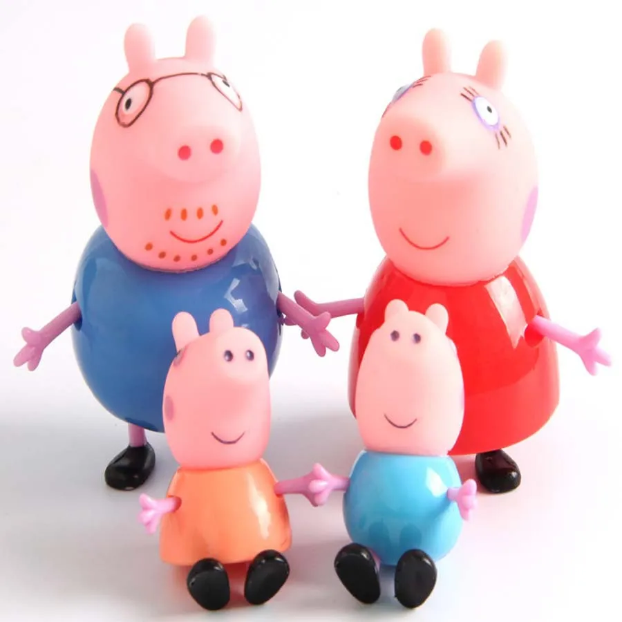 Plastic Pig Toy Juguetes PVC Family Action Figures Baby Kid Birthday