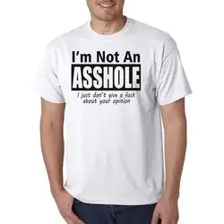 Я не ** футболка с-веселый Rude Юмор Tee-весело утверждал подарок Для мужчин футболка Самые низкие цены 100% хлопок