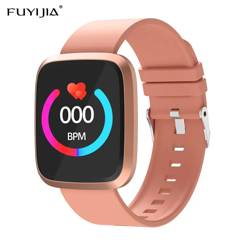FUYIJIA New 1.44 Inch Large Screen Smart Watch Woman Men's Watch Waterproof Sports Watches Heart Rate Blood Pressure Monitoring