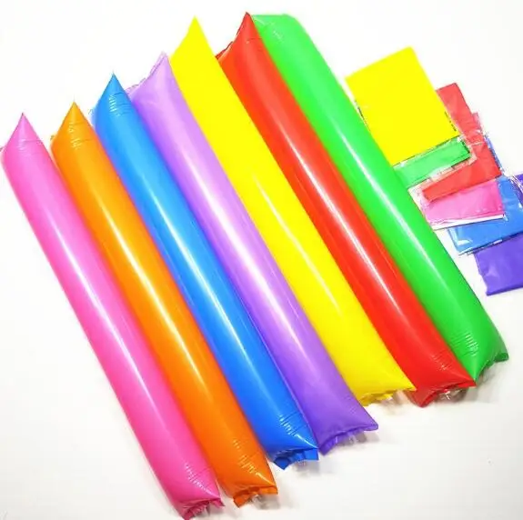 

10pcs Inflatable Cheer Sticks cheerleaders Inflatable Stick Against Cheering Sticks concert party Supplies