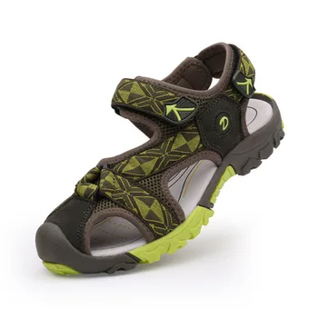 

Boys Sandals Children's Shoes kids shoes boys PU summer beach shoes quality whole sale hot new flat heels 2017 plus size 39