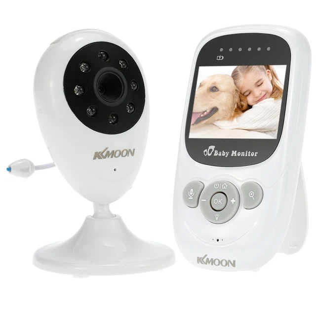 Wireless 2.4″ LCD Color Baby Monitor Video Nanny Mini Security Camera Two Way Talk Night Vision Temperature Monitoring