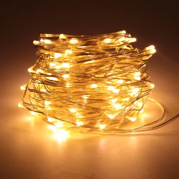 

10m 5m LED Lighting Lamp String Copper Wire Fairy Lights DC 12V Waterproof luces led para fiestas Garland Wedding Decor