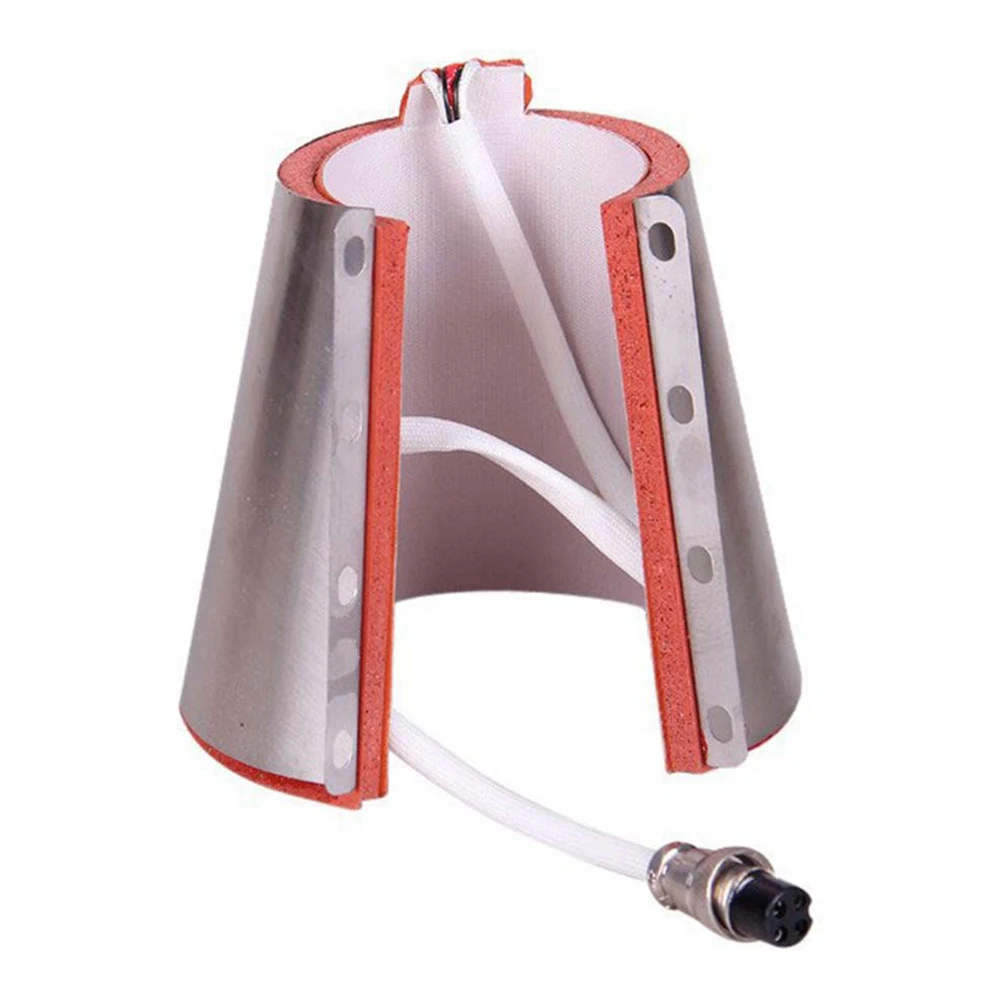 

220V 12oz Small Conical Mug Heat Transfer Wraps Silicon Material for sublimation heat press machine