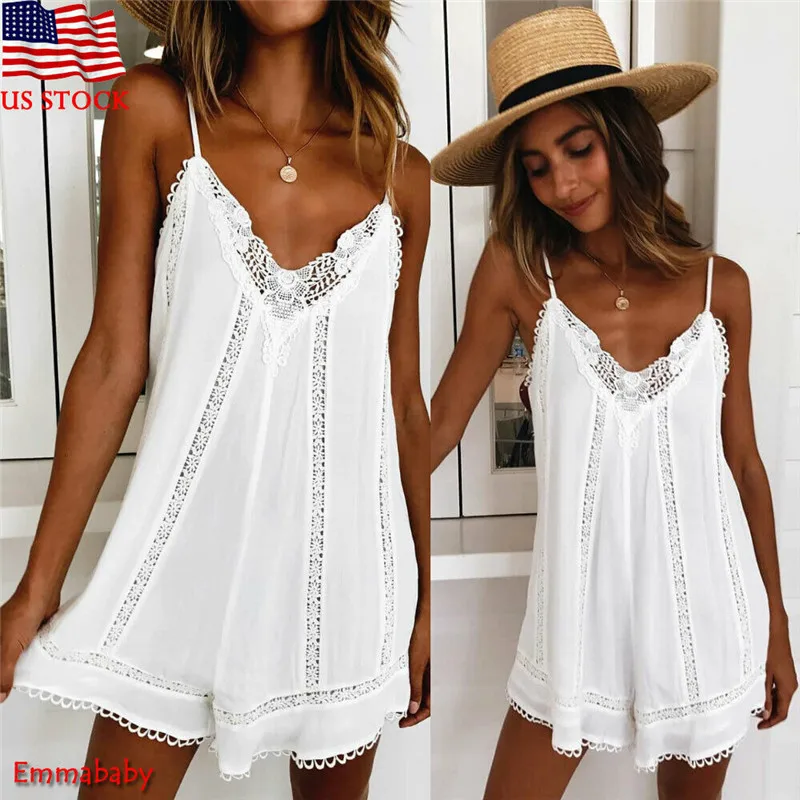 2019 г. модные женские туфли Лето Boho кружево безрукавки для женщин без рукавов