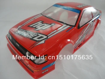 

Ewellsold NO:019 1/10 Scale On-Road Drift Car Painted PVC Body Shell 200MM for 1/10 Remove controlled car 2pcs