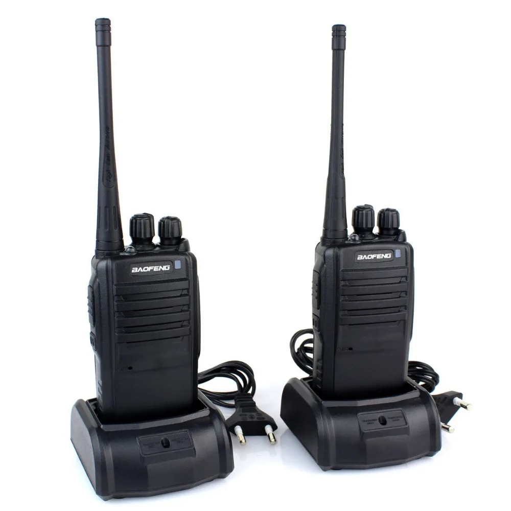 2pcs Radio Walkie Talkie Pair UHF 5W 16CH BAOFENG BF3888A Portable Ham