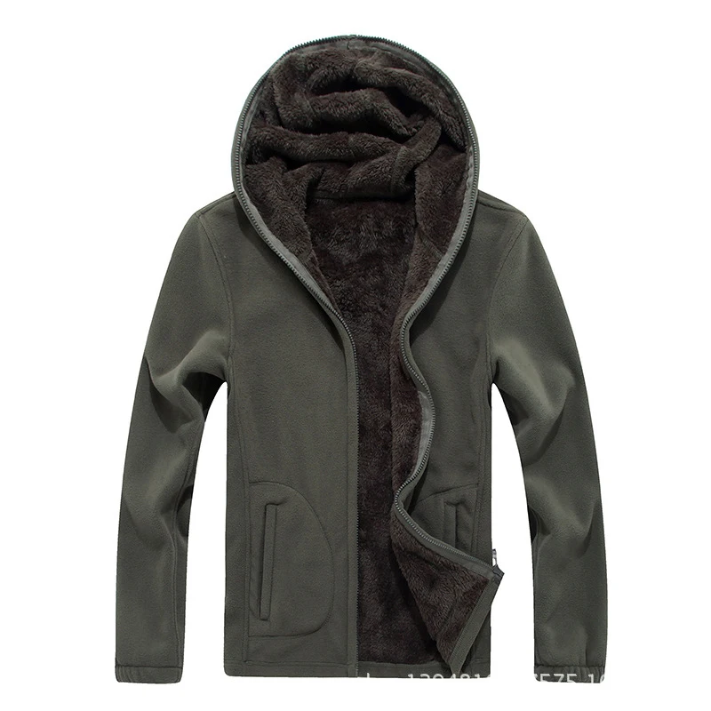 Дизайнерские XL 8XL зимние мужские флисовые повседневные куртки мужские теплые толстовки с капюшоном теплые пальто однотонная утепленная уличная одежда AF1563