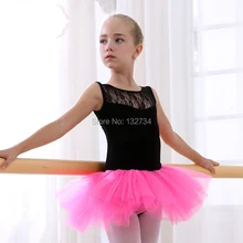 Балетное платье для детей профессиональные танцевальные трико тюль платье носить Купальник Балетная пачка костюм гимнастическое трико BT-0033