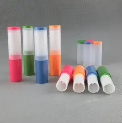 100 скраб Транс Пластик Бальзамы для губ Рот Воск бутылки матовый подходит для прямого наполнения дополнительный пустой упаковки