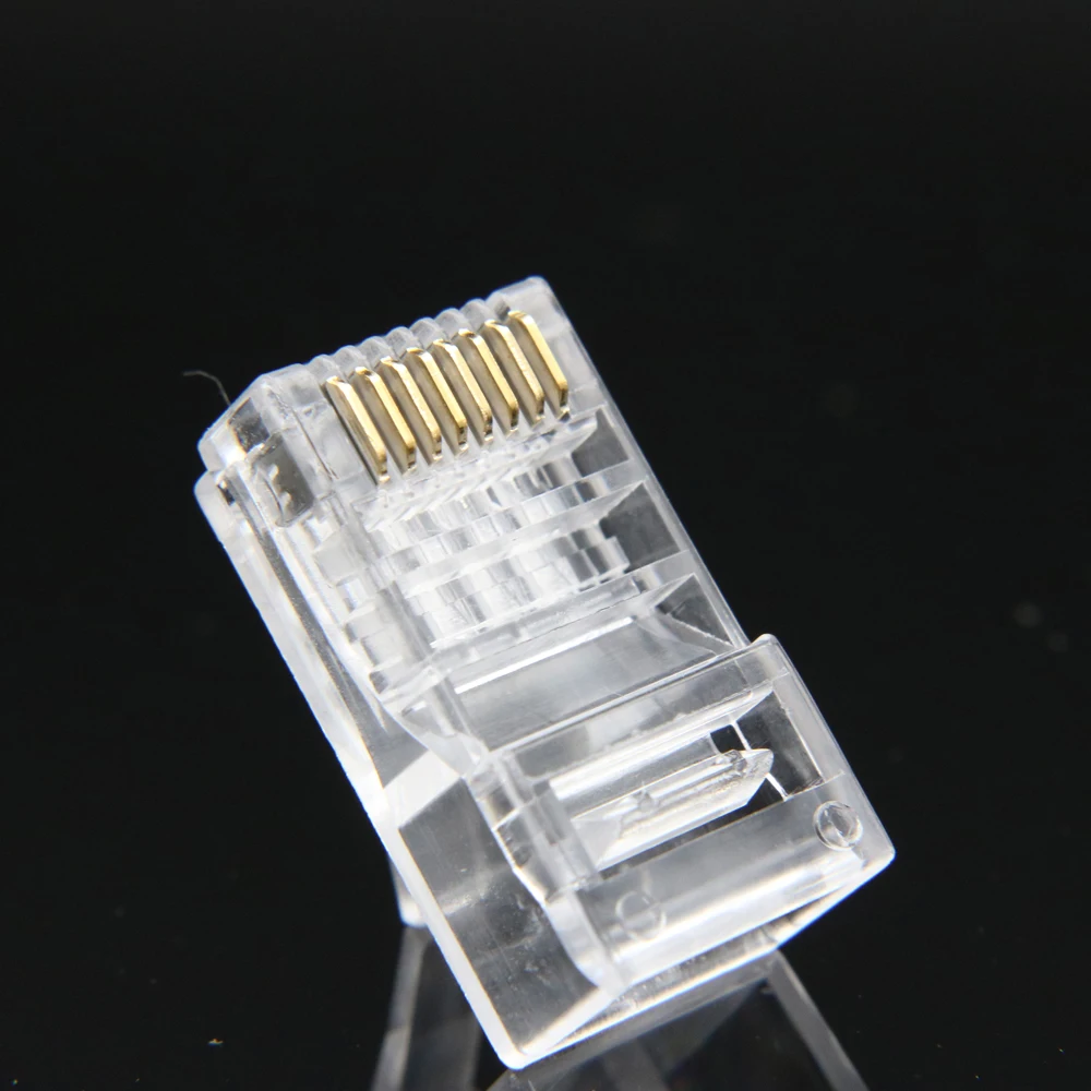 xintylink 50pcs 100pcs rj45 connector cat6 network connector 8p8c unshielded modular rj45 plug terminals for utp ethernet cable