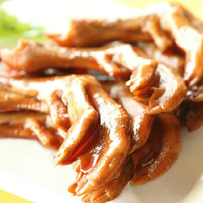 Duck food duck foot Chinese snacks flavored braised duck's feet 26g*10