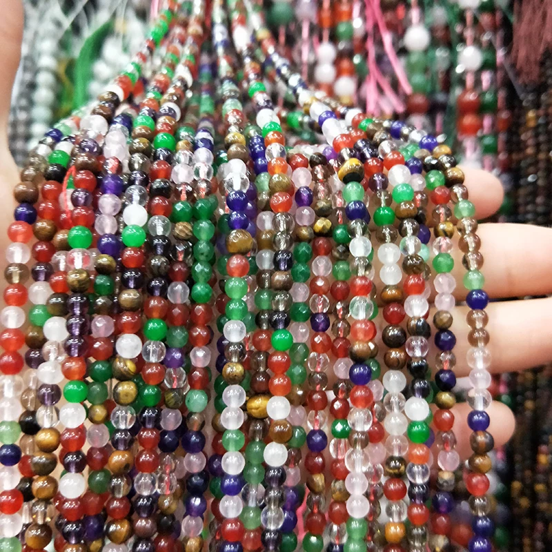 

6/8/10/12mm DIY Beads For Jewelry Making Necklace & Bracelet Natural Stone Beads For Jewelry Making Accessories Wholesale