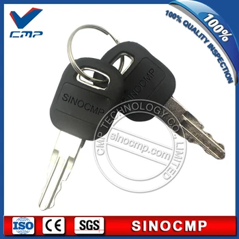 

2pcs Replacement Keys, Excavator & Heavy Equipment Key for Hyundai Many Models