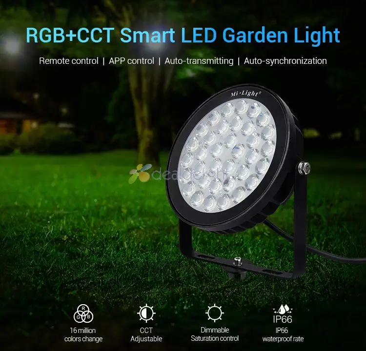 Mi. Светильник 25W RGB+ CCT светодиодный садовый светильник FUTC03 IP65 Водонепроницаемый AC110V-220 V наружный светильник ing 2,4G контроллер