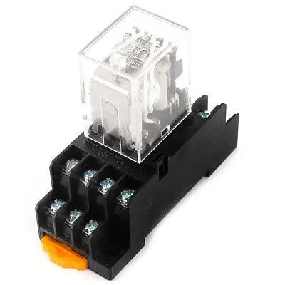 

35 мм Монтажное 14 Pin 3PDT 3NO 3NC реле мощности катушки AC24V HH54P