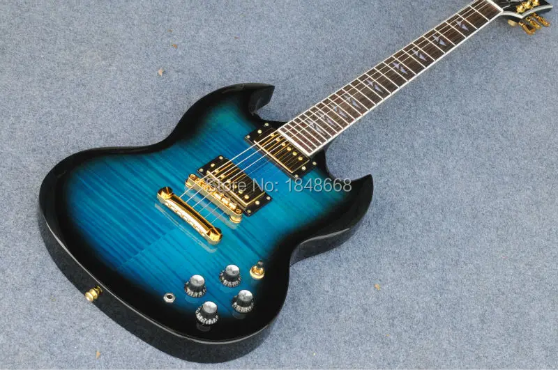 Popular Blue Sg Guitar-Buy Cheap Blue Sg Guitar lots from