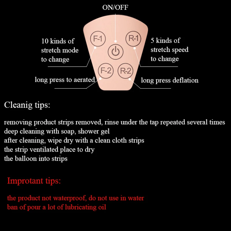 Facial machine massage Male vibrator tips