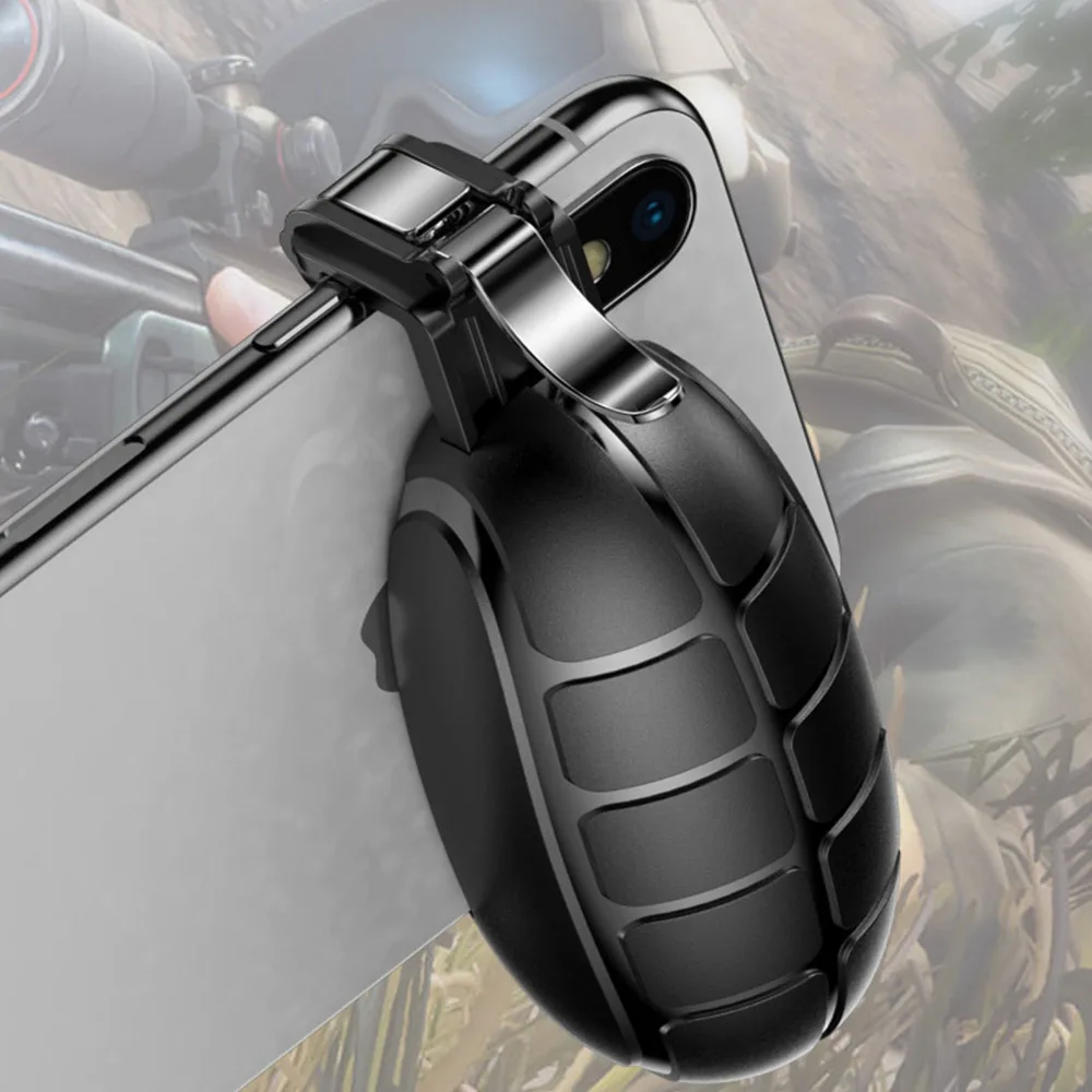  1 Pair Mobile Game Trigger Fire Button Gamepad for PUBG Gaming Handle for iPhone Android L1R1 Shoot