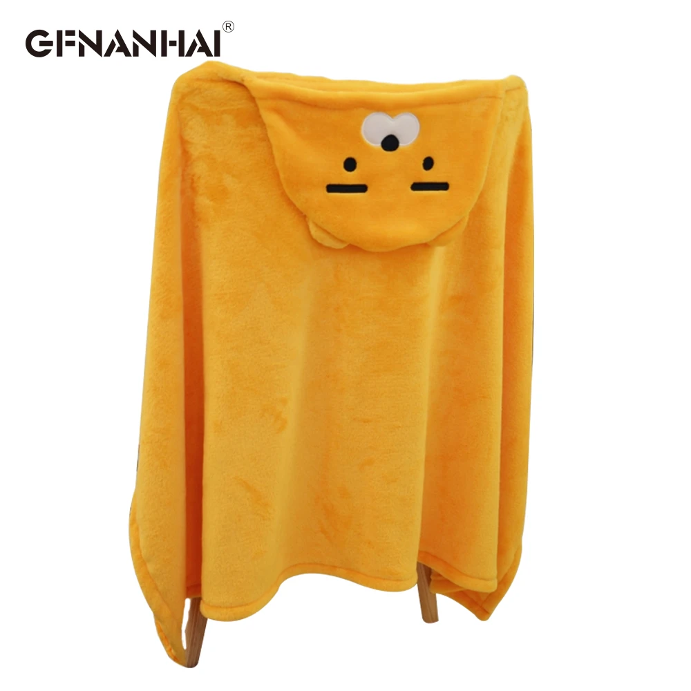 

1pc Cute Kakao Friend cloak Plush toy Cape cloak with hat Dolls kawaii RYAN Apeach Plush Blanket Toys for Children Girl Xma Gift