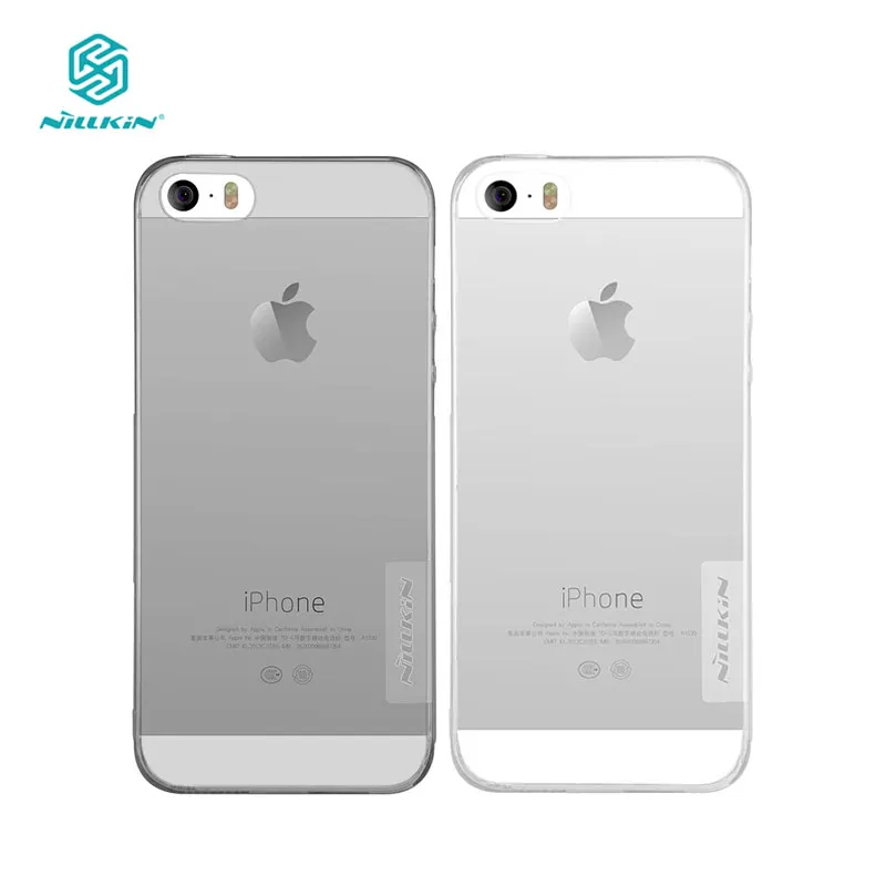 sFor Apple iPhone SE Case 4.0 inch Nillkin Nature Series Ultra Thin TPU Case For iPhone SE 5S Soft Back Cover
