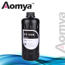 Aomya 500 мл УФ чернила светодиодный излечим для UV планшетный принтер Epson DX3 DX5 DX6 DX7 Принтер голову использования на жесткий Материал, дерево, Стекло
