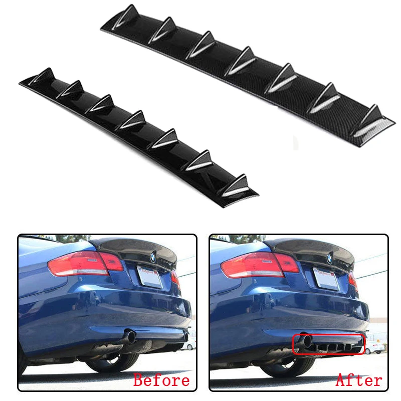 

Car Shark Fin Bumper Lip Deflector Lips for Chassis Diffuser Spoiler Car Tail Spoiler Skirt Car Tuning Kit Strip Accessories