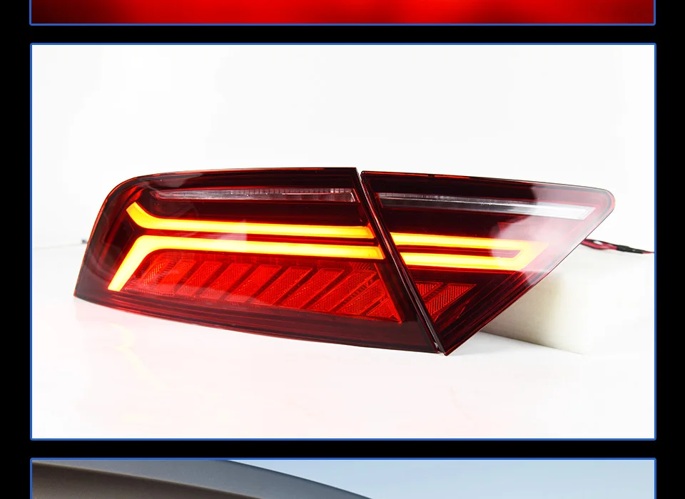 Flash Deal AKD Car Styling for Audi A7 Tail Lights 2011-2018 S7 LED Tail Lamp LED DRL Dynamic Signal Brake Reverse auto Accessories 12