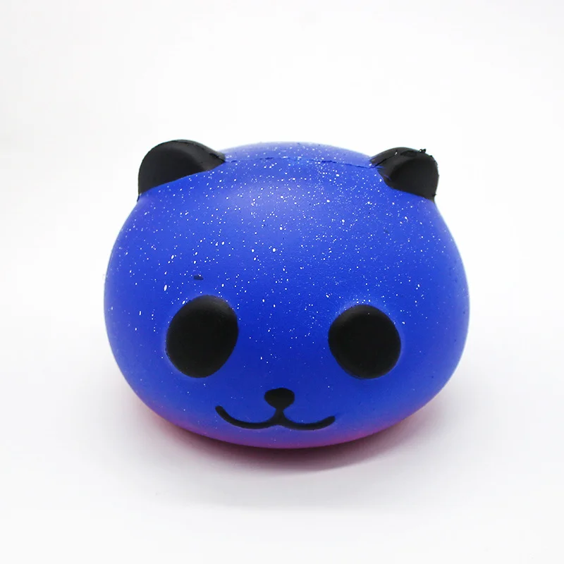 Анти-стресс мягкими замедлить рост Galaxy панда хлюпает персик squishi Squishies стресса игрушка Забавная детская подарок PU Игрушка